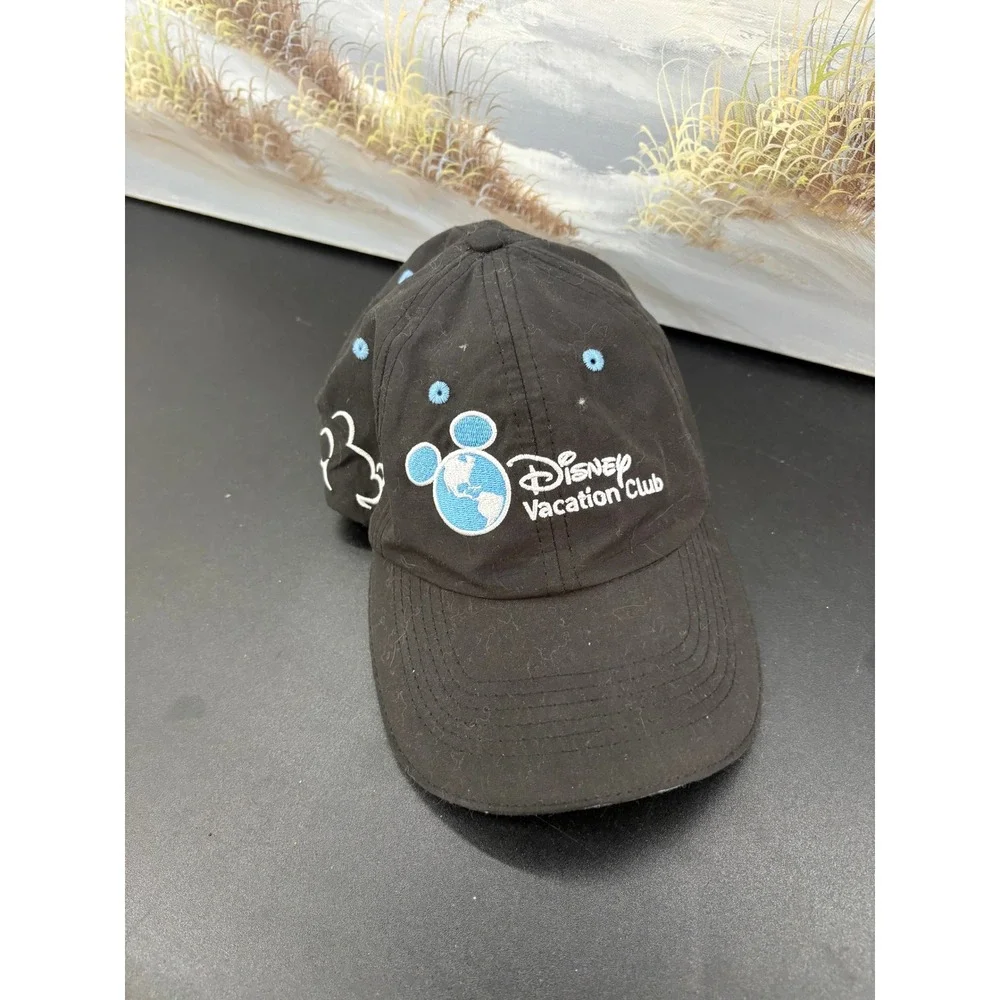Disney Vacation Club Member Hat Black Blue Adjustable Baseball Cap